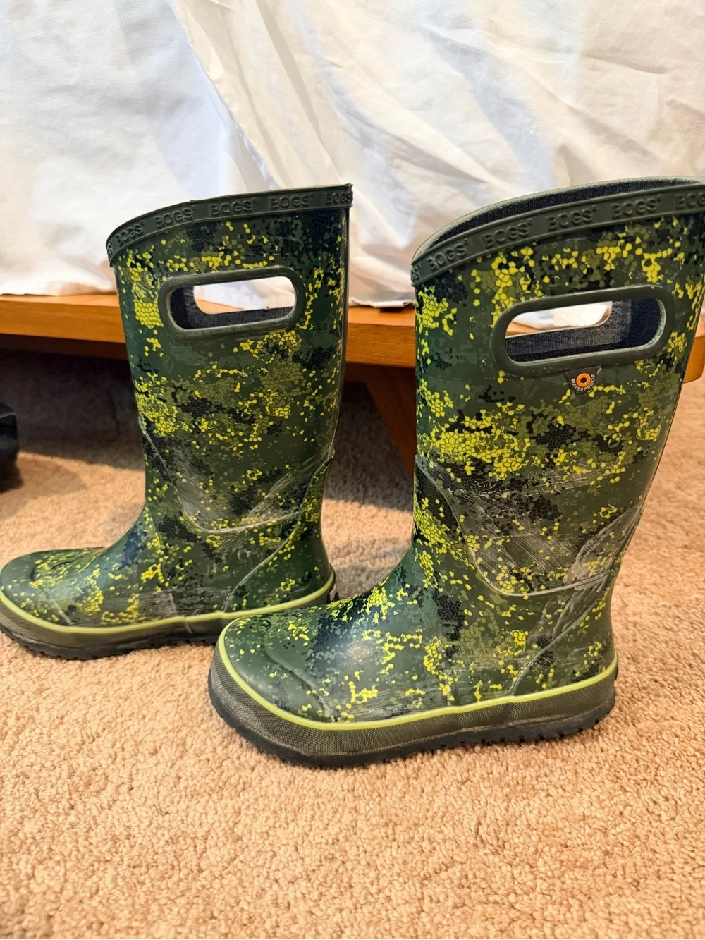 Bogs Kids Camo Rain Boots